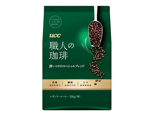 картинка Ajinomoto UCC Master's Coffee Кофе натуральный зерновой (м.у.) 240 гр от интернет магазина