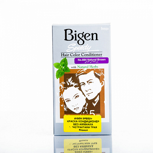 картинка 884 Bigen Speedy Краска-кондиционер для волос Натуральный Коричневый от интернет магазина