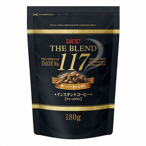 картинка Кофе растворимый UCC THE BLEND 117", 180 г от интернет магазина