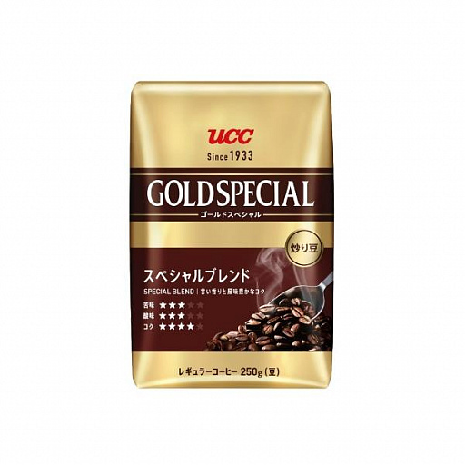 картинка Ajinomoto UCC Master's Coffee Special Blend Кофе натуральный зерновой (м.у.) 250 гр от интернет магазина