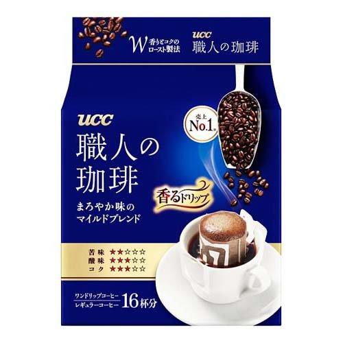 Ajinomoto UCC Drip Coffee Mild Blend Кофе натуральный молотый 16 дрип-пакетов х 7 гр